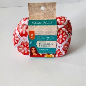 Pioneer Woman Microfiber sponge 2pk New